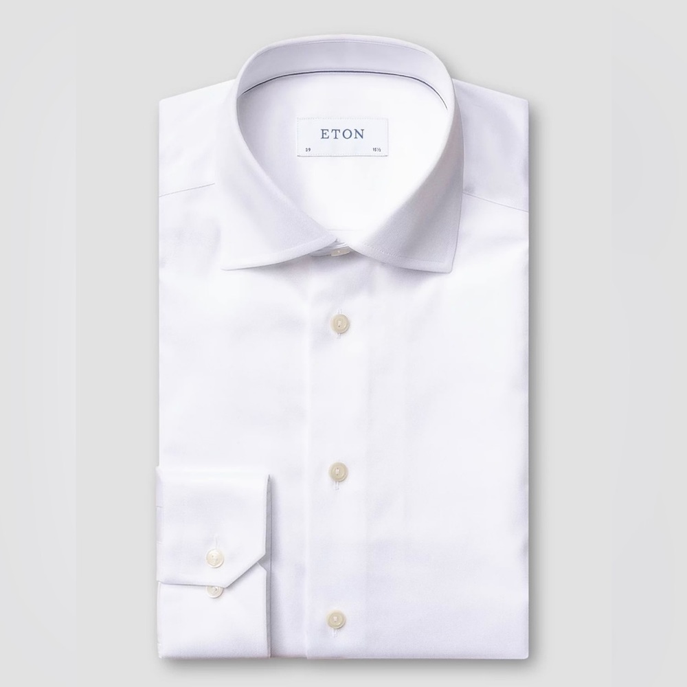 NEW 17.5 *35in sleeve tailored to standard 35in from Eton 37in. Never been worn.